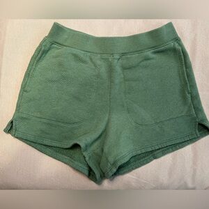 NWOT Madewell MWL Sweat shorts in Sage green ~ SIZE SMALL